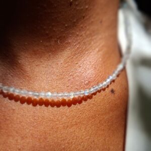 labradorite beaded necklace