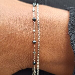 Two Strand Bracelet SS