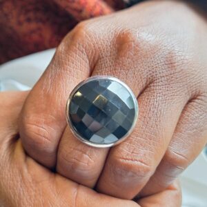 Onyx Round Ring