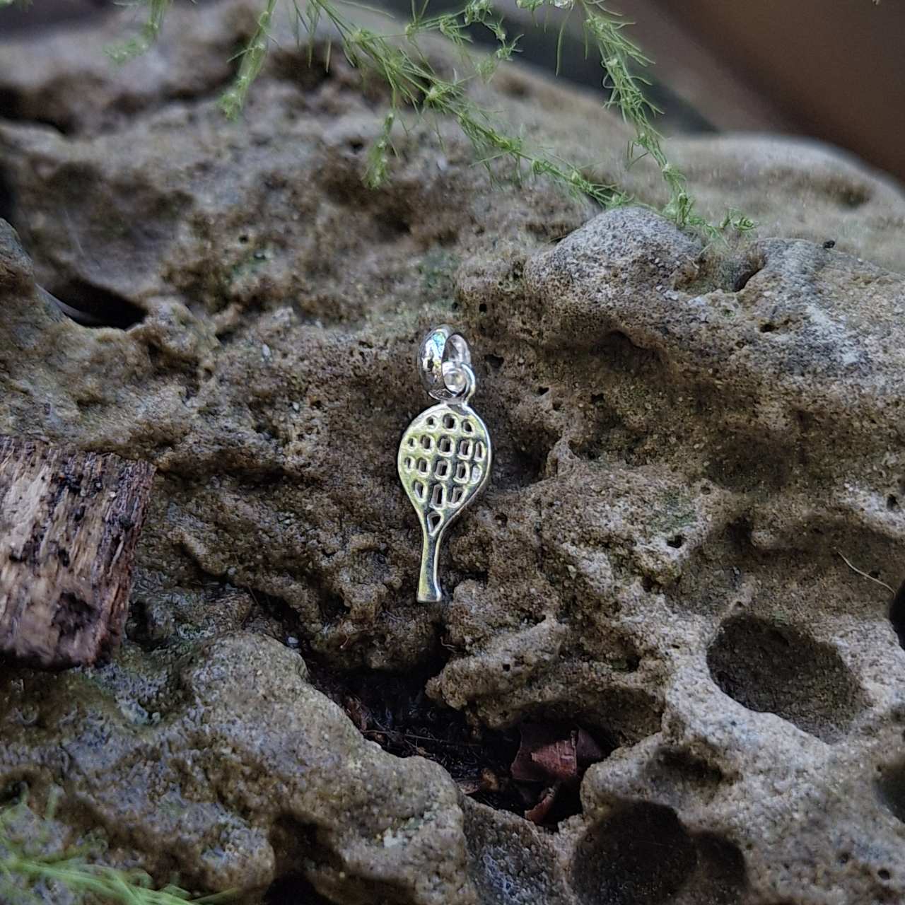 Small Tennis Racket Charm