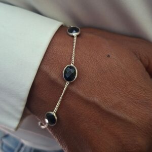 onyx bracelet 5 stone