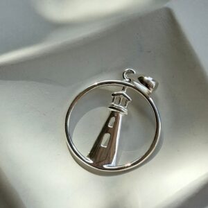 Lighthouse Round Pendant