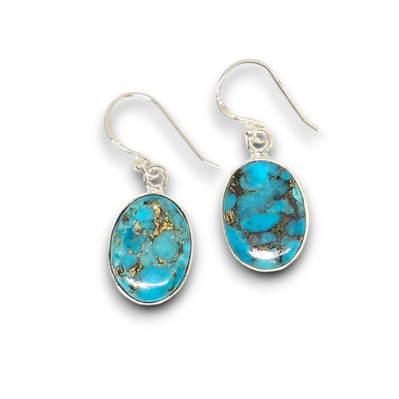 Turquoise Oval Earrings