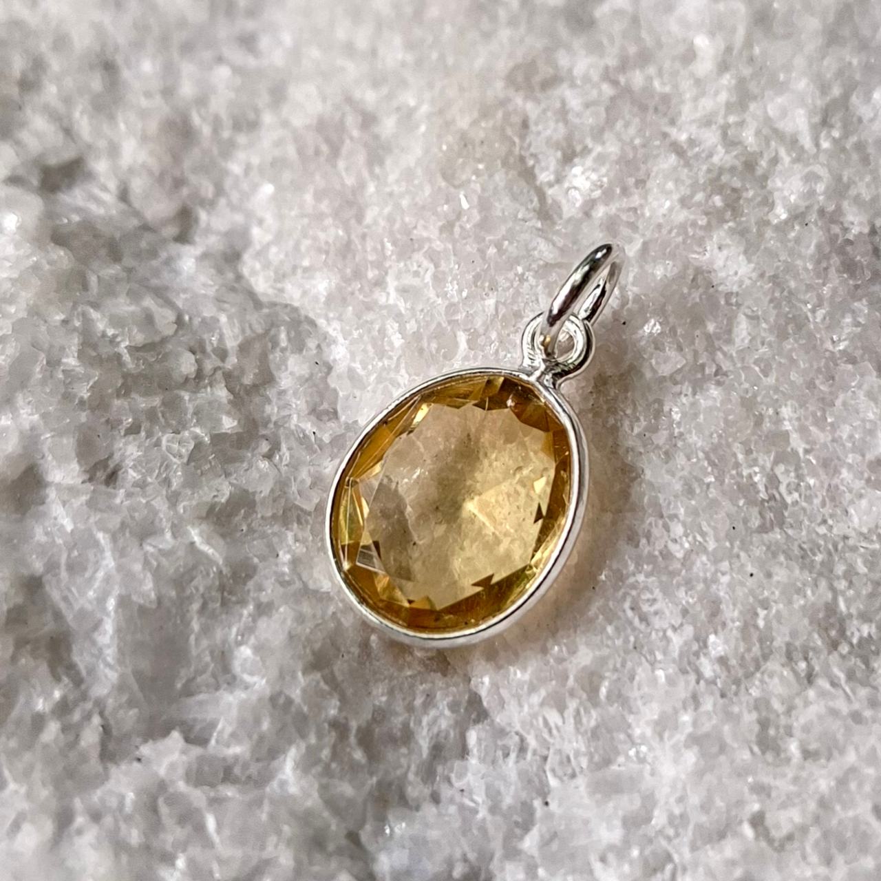 citrine pendant