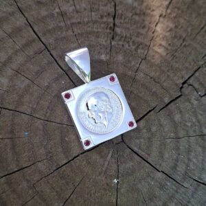 Square Coin Pendant
