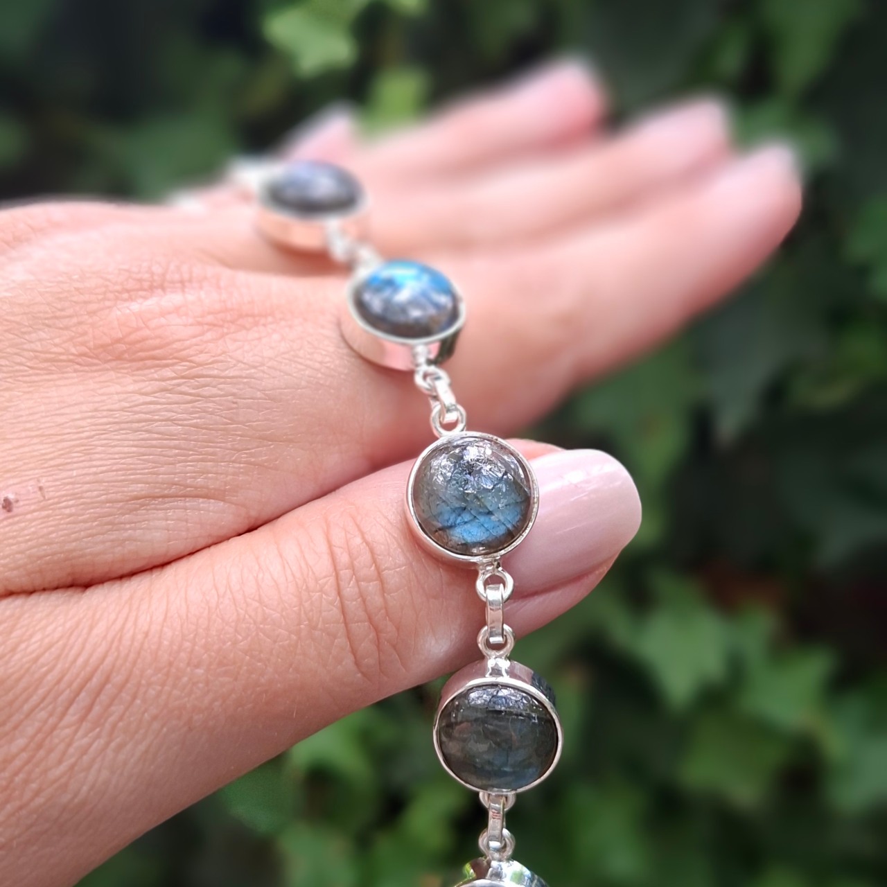 Chunky Labradorite Bracelet
