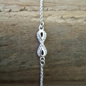 Infinity Bracelet with CZ